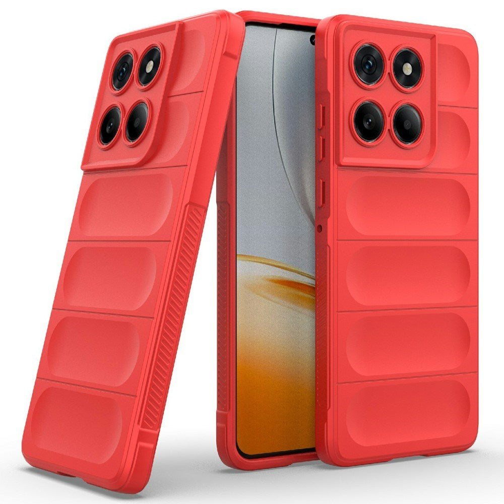 EIDERWOOD Motorola Edge 60 Fusion Fleksibelt Plastik Cover - Rød