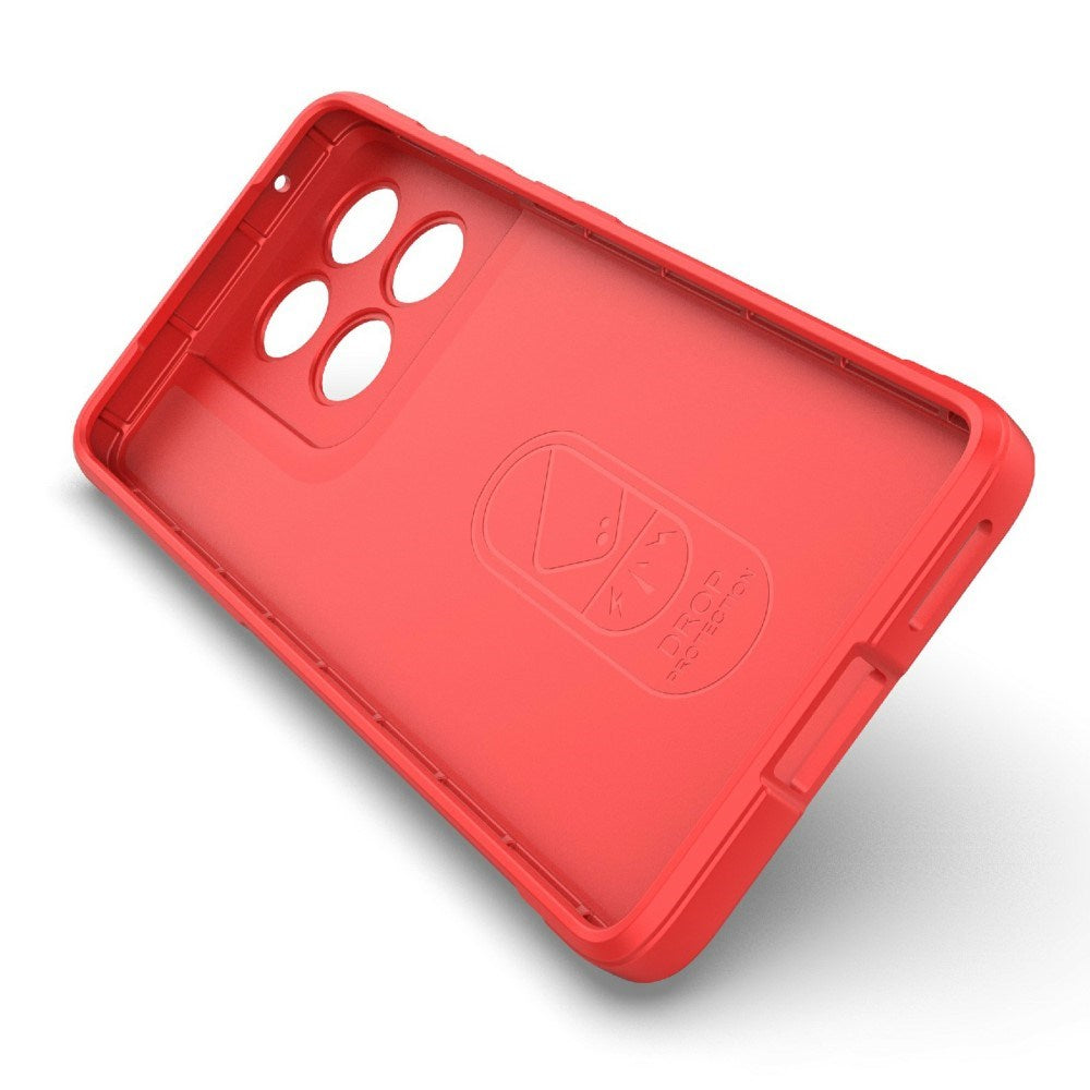 EIDERWOOD Motorola Edge 60 Fusion Fleksibelt Plastik Cover - Rød