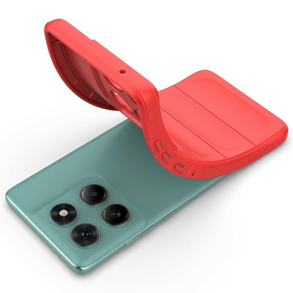 EIDERWOOD Motorola Edge 60 Fusion Fleksibelt Plastik Cover - Rød