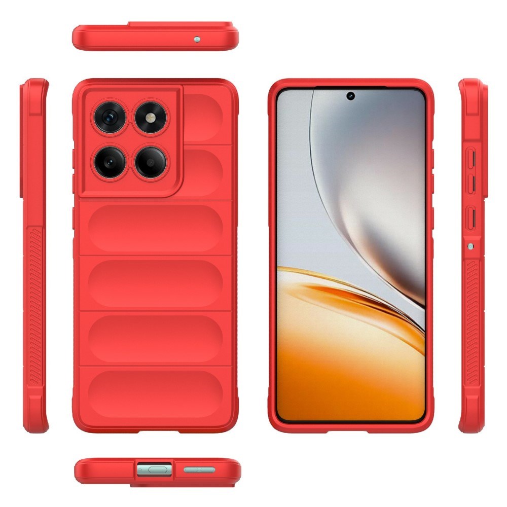 EIDERWOOD Motorola Edge 60 Fusion Fleksibelt Plastik Cover - Rød