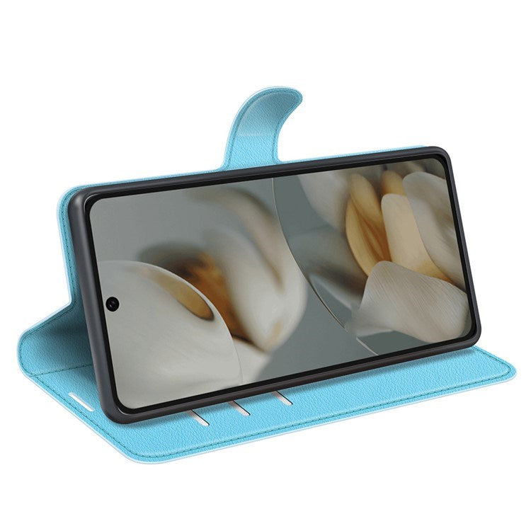 EIDERWOOD Google Pixel 10 Pro XL Kunstlæder Flip Cover m. Kortholder & Ståfunktion - Blå
