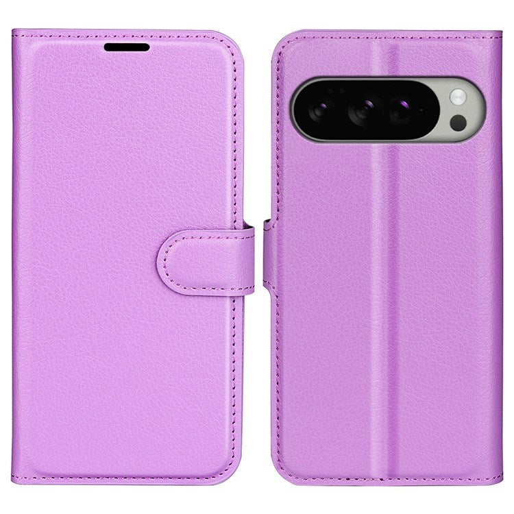 EIDERWOOD Google Pixel 10 Pro XL Kunstlæder Flip Cover m. Kortholder & Ståfunktion - Lilla