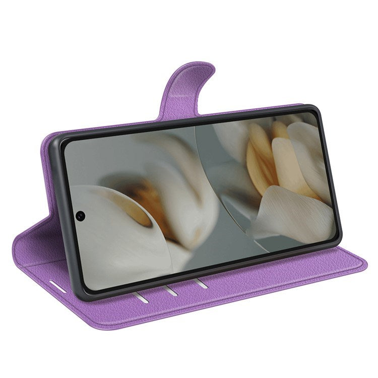EIDERWOOD Google Pixel 10 Pro XL Kunstlæder Flip Cover m. Kortholder & Ståfunktion - Lilla