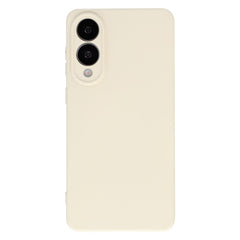 EIDERWOOD Samsung Galaxy S25 Edge Foret Fleksibelt Plast Cover - Beige