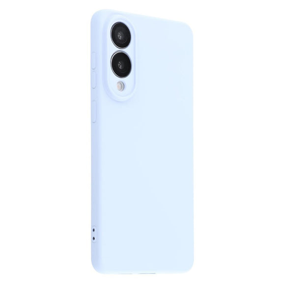 EIDERWOOD Samsung Galaxy S25 Edge Foret Fleksibelt Plast Cover - Lyseblå