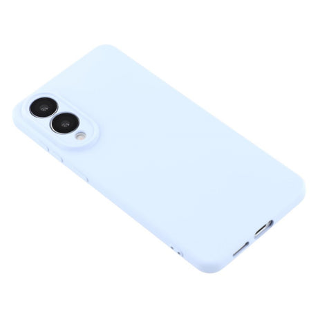 EIDERWOOD Samsung Galaxy S25 Edge Foret Fleksibelt Plast Cover - Lyseblå