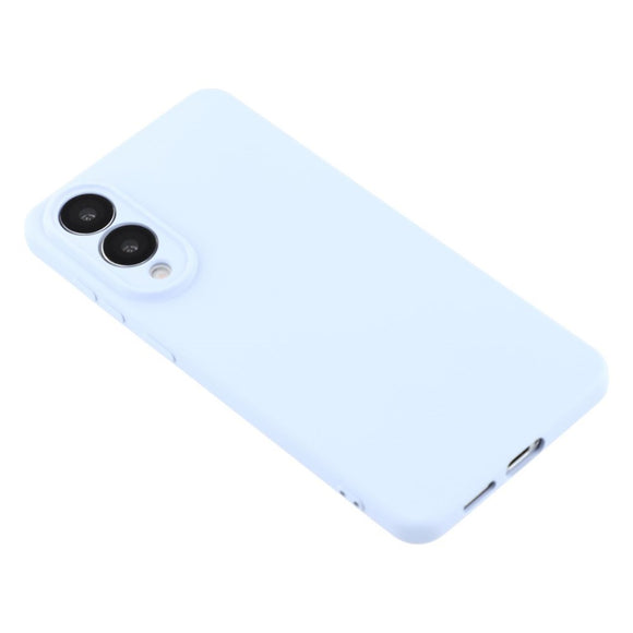 EIDERWOOD Samsung Galaxy S25 Edge Foret Fleksibelt Plast Cover - Lyseblå
