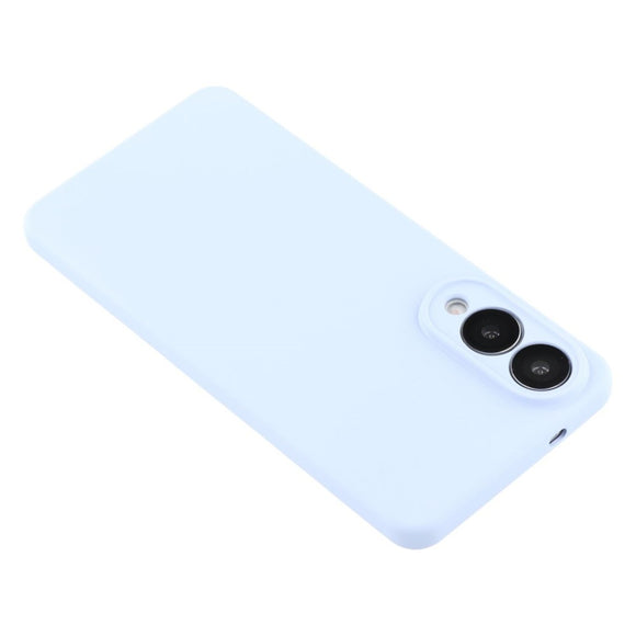 EIDERWOOD Samsung Galaxy S25 Edge Foret Fleksibelt Plast Cover - Lyseblå