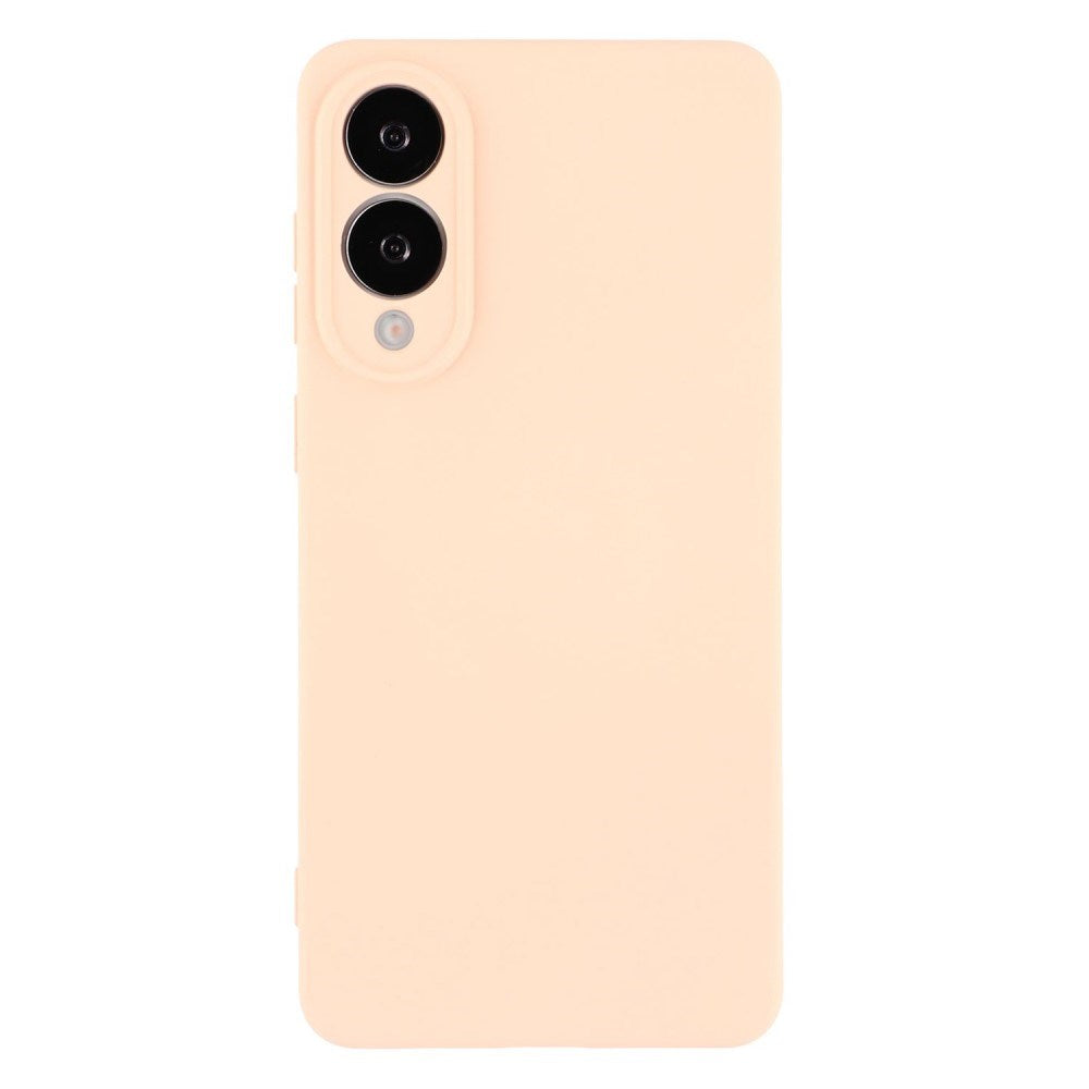 EIDERWOOD Samsung Galaxy S25 Edge Foret Fleksibelt Plast Cover - Lyserød