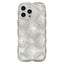 iPhone 16 Pro Max EIDERWOOD Tekstureret Fleksibelt Plast Cover - Gennemsigtig / Sølv