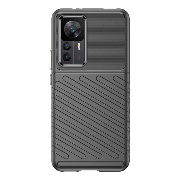 Xiaomi 12T / 12T Pro Thunder Series Twill Plastik Cover - Sort