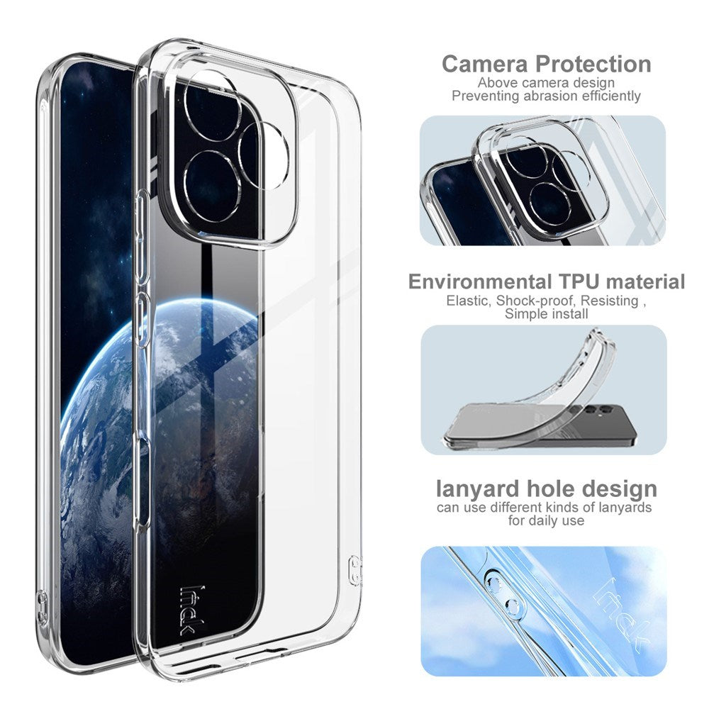 Honor 400 Lite IMAK UX-5 Series Fleksibelt Plastik Cover - Gennemsigtig