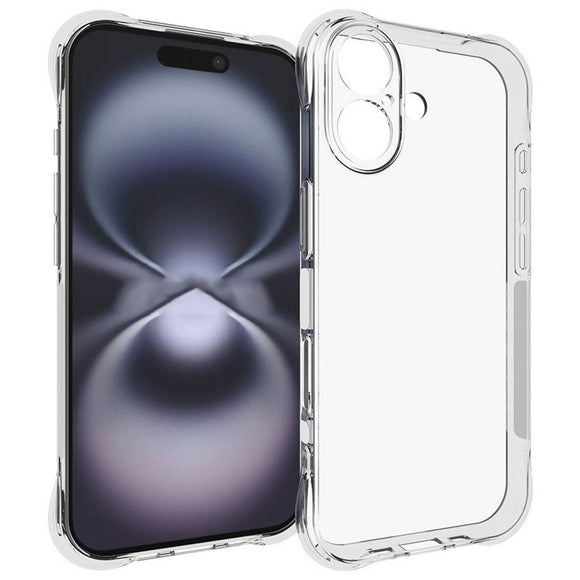 EIDERWOOD iPhone 17 Fleksibelt Plastik Cover m. Forstærkede Hjørner - Gennemsigtig