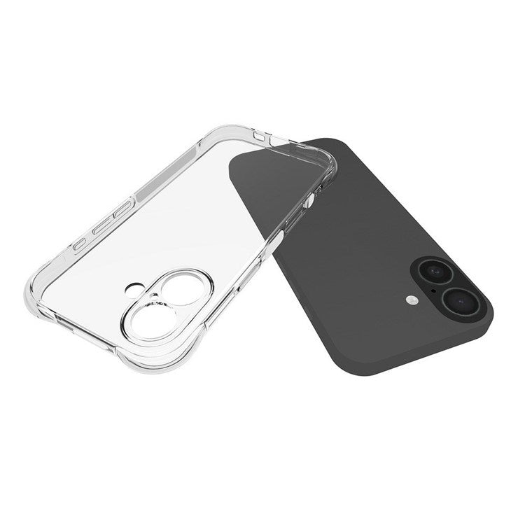 EIDERWOOD iPhone 17 Fleksibelt Plastik Cover m. Forstærkede Hjørner - Gennemsigtig