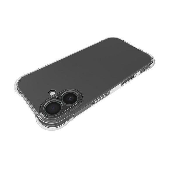 EIDERWOOD iPhone 17 Fleksibelt Plastik Cover m. Forstærkede Hjørner - Gennemsigtig