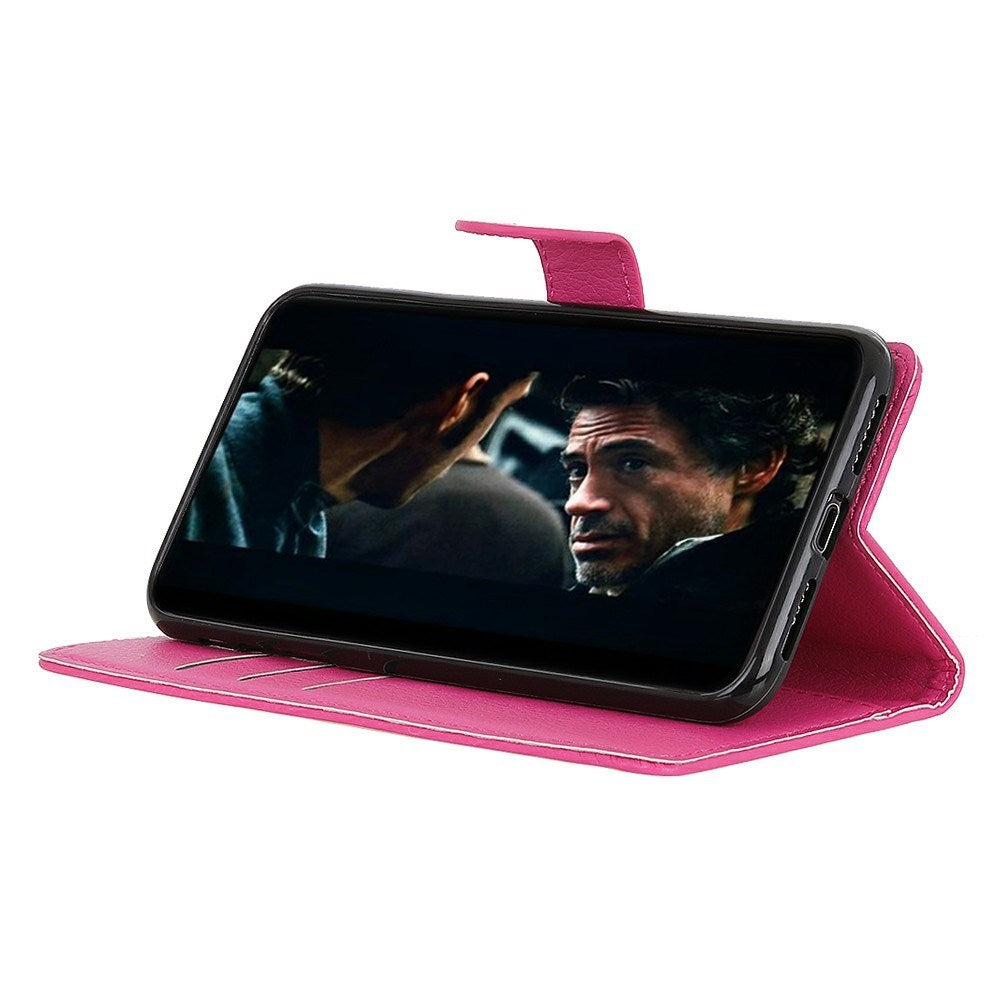 EIDERWOOD Sony Xperia 1 VII Kunstlæder Flip Cover m. Kortholder & Ståfunktion - Lyserød