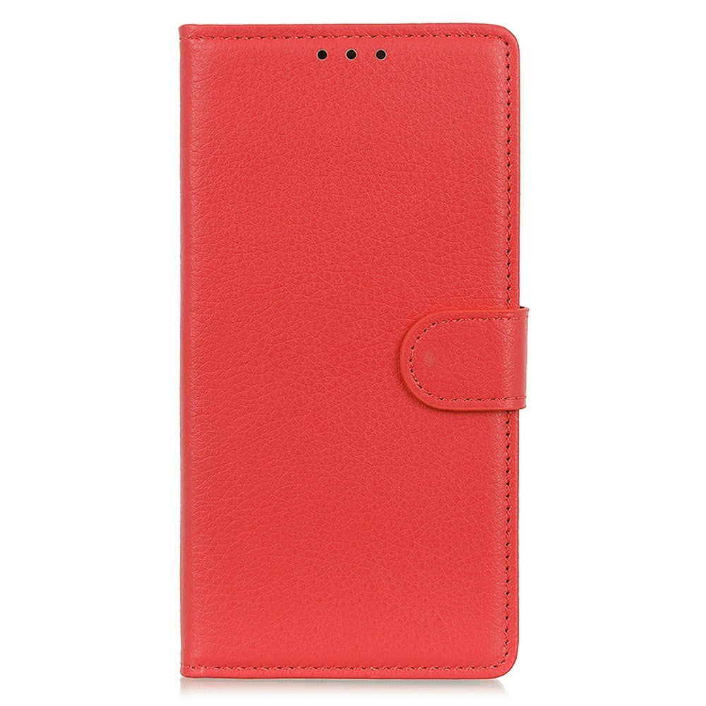 EIDERWOOD Sony Xperia 1 VII Kunstlæder Flip Cover m. Kortholder & Ståfunktion - Rød