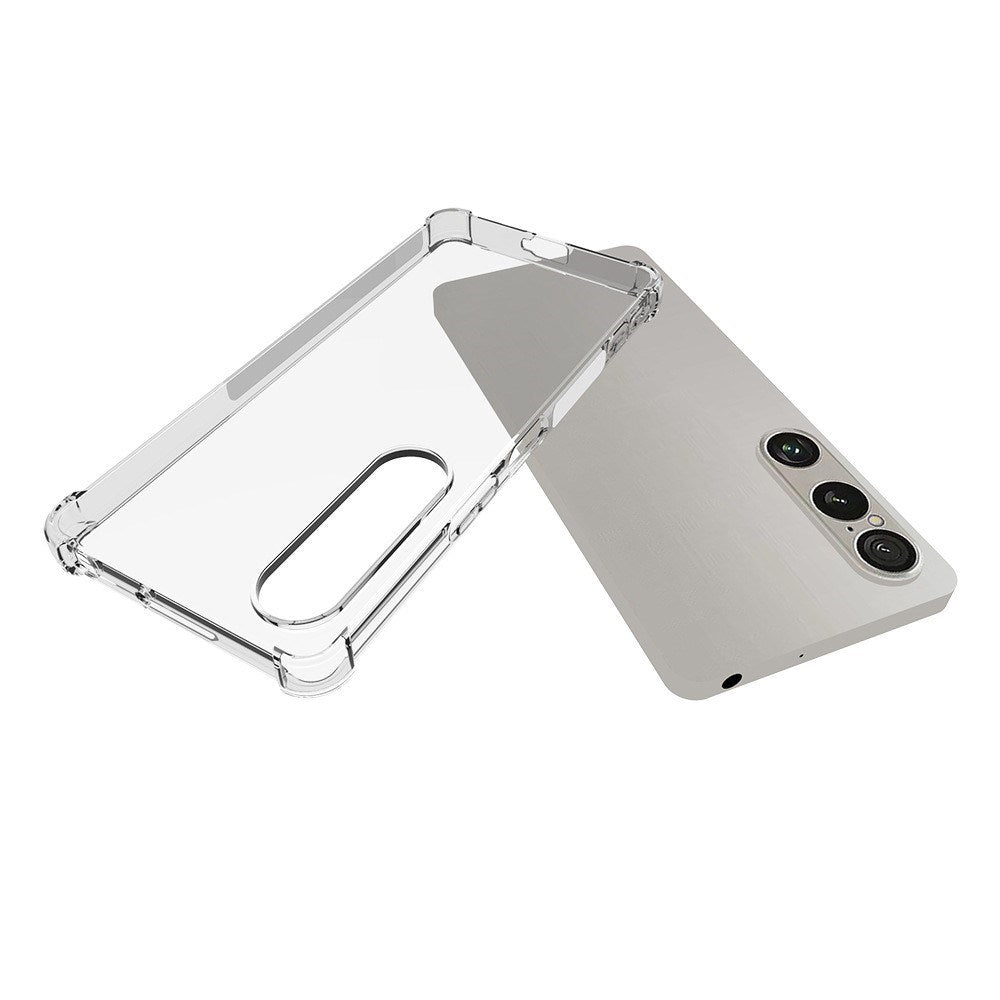EIDERWOOD Sony Xperia 1 VII 2-i-1 Fleksibelt Plastik Cover m. Hærdet Skærmbeskyttelsesglas - Gennemsigtig