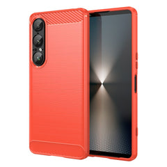 EIDERWOOD Sony Xperia 1 VII Brushed Carbon Cover - Rød