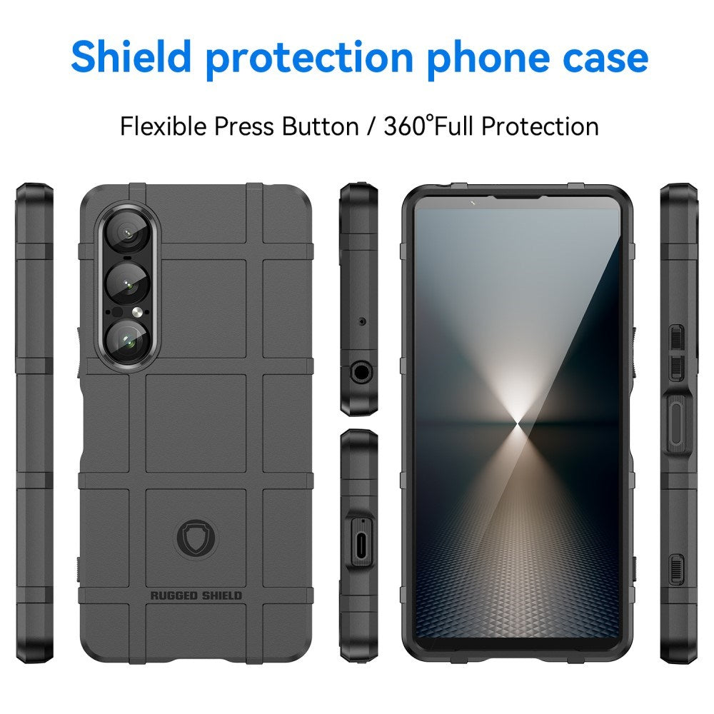 EIDERWOOD Sony Xperia 1 VII Rugged Shield Håndværker Cover - Sort
