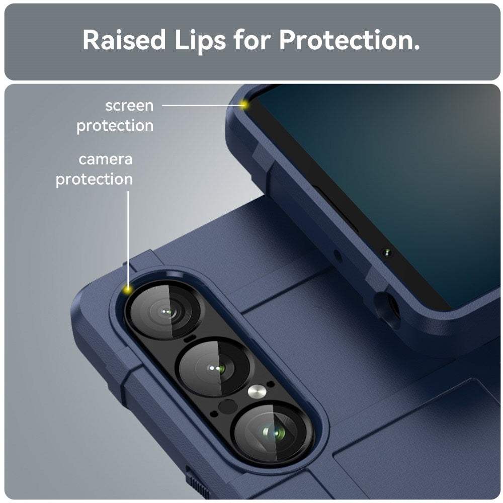 EIDERWOOD Sony Xperia 1 VII Rugged Shield Håndværker Cover - Blå