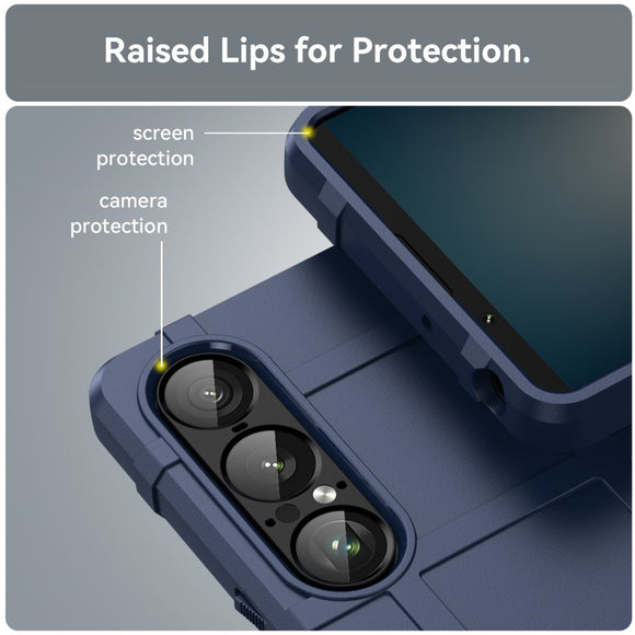EIDERWOOD Sony Xperia 1 VII Rugged Shield Håndværker Cover - Blå