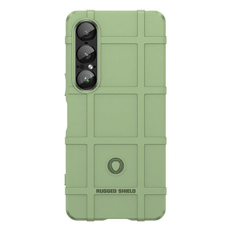EIDERWOOD Sony Xperia 1 VII Rugged Shield Håndværker Cover - Grøn