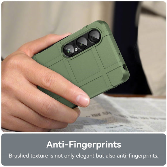 EIDERWOOD Sony Xperia 1 VII Rugged Shield Håndværker Cover - Grøn
