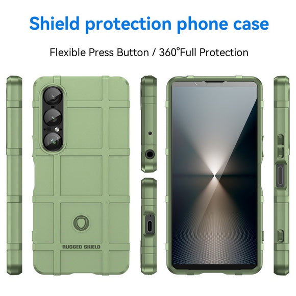 EIDERWOOD Sony Xperia 1 VII Rugged Shield Håndværker Cover - Grøn