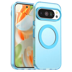 EIDERWOOD Google Pixel 10 / 10 Pro Hybrid Plast Cover - MagSafe Kompatibel - Gennemsigtig / Blå