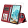 EIDERWOOD Motorola Edge 60 / Edge 60 Fusion 2-i-1 Kunstlæder Flip Cover m. Skærmbeskyttelsesglas - Rød