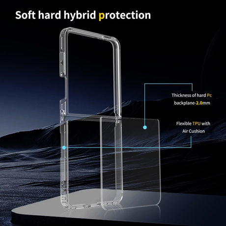 EIDERWOOD Samsung Galaxy Z Flip7 Hybrid Plastik Cover - Gennemsigtig