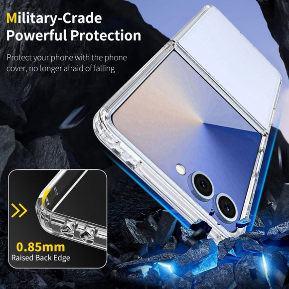 EIDERWOOD Samsung Galaxy Z Flip7 Hybrid Plastik Cover - Gennemsigtig