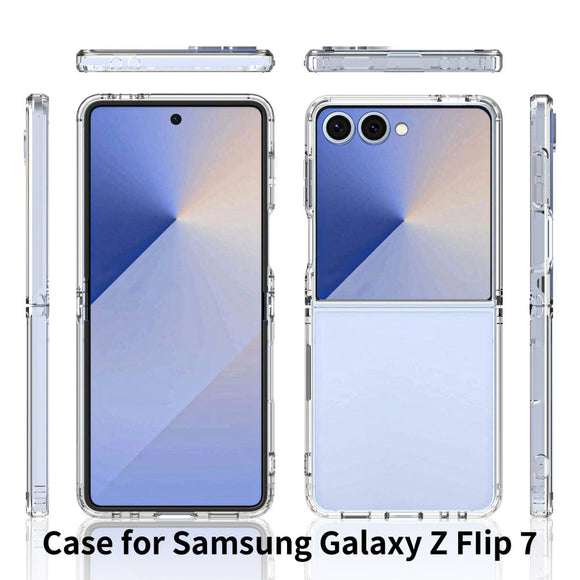 EIDERWOOD Samsung Galaxy Z Flip7 Hybrid Plastik Cover - Gennemsigtig