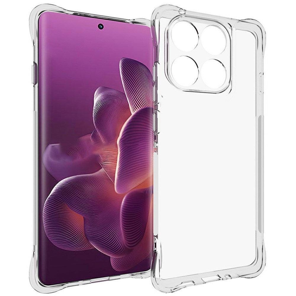 EIDERWOOD Motorola Edge 60 Pro Cover m. Forstærkede Hjørner - Fleksibel Plast - Gennemsigtig