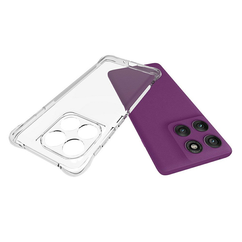 EIDERWOOD Motorola Edge 60 Pro Cover m. Forstærkede Hjørner - Fleksibel Plast - Gennemsigtig