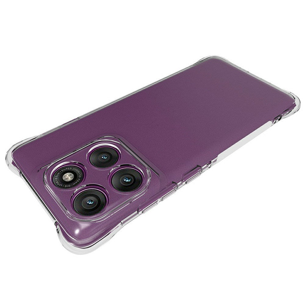 EIDERWOOD Motorola Edge 60 Pro Cover m. Forstærkede Hjørner - Fleksibel Plast - Gennemsigtig