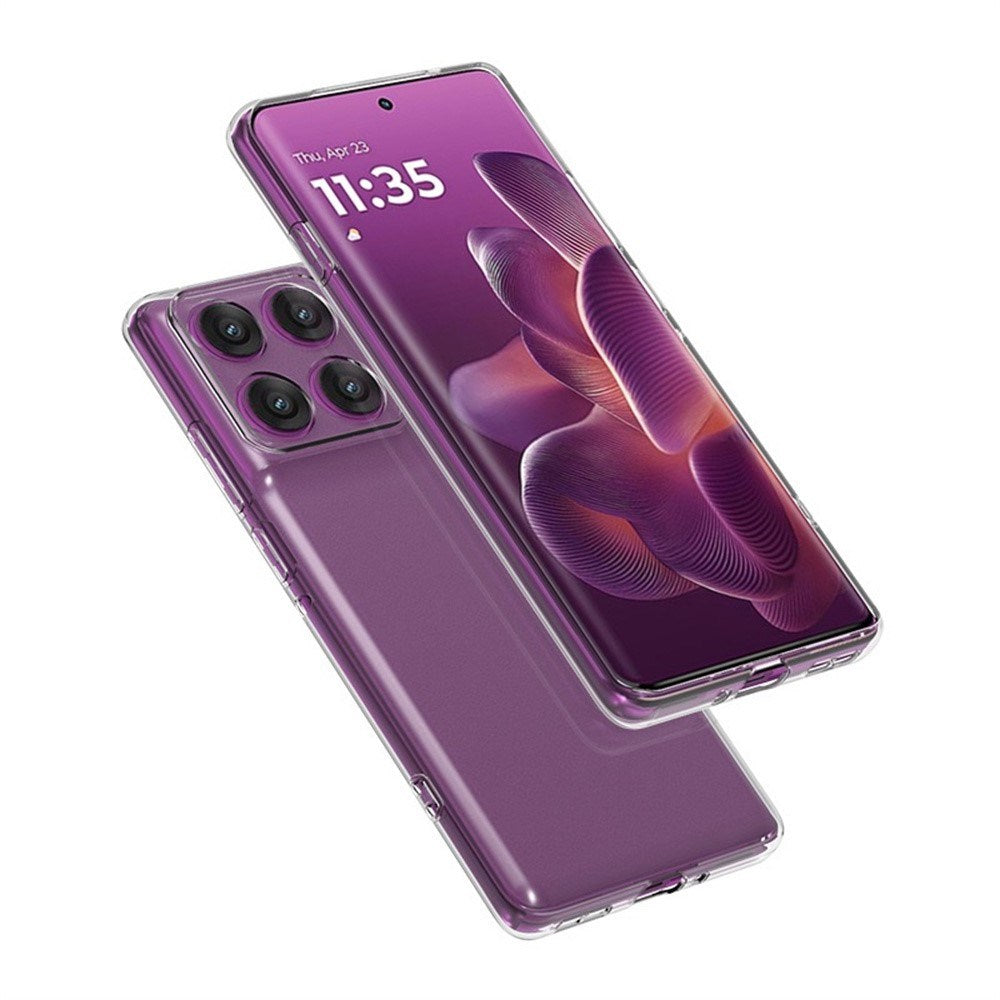 EIDERWOOD Motorola Edge 60 Pro Cover - Fleksibel Plast - Gennemsigtig