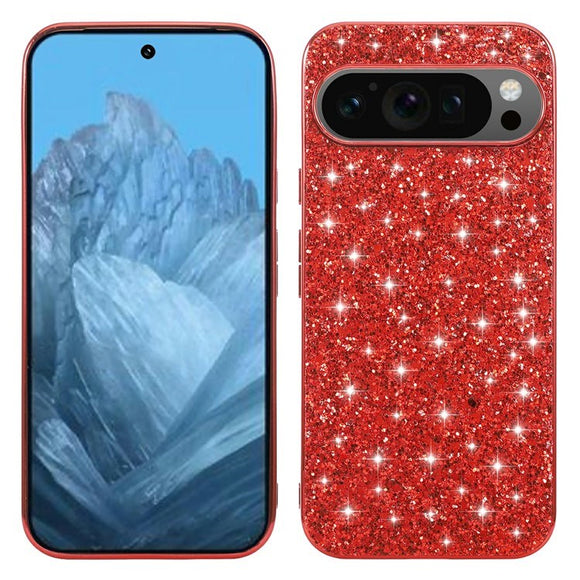 EIDERWOOD Google Pixel 10 / 10 Pro Glitter Cover - Rød