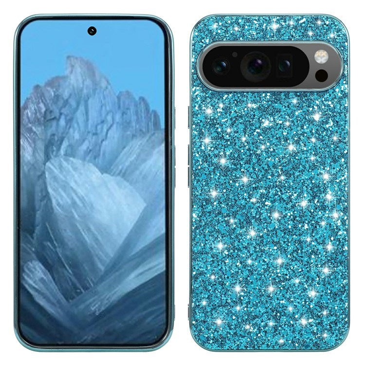EIDERWOOD Google Pixel 10 / 10 Pro Glitter Cover - Blå