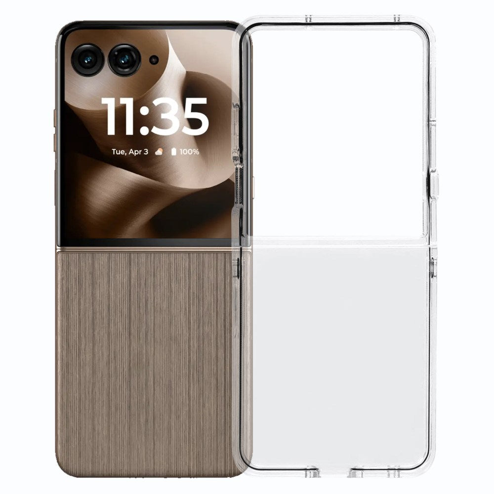 EIDERWOOD Motorola Razr 70 Ultra / Razr 60 Ultra Hårdt Plastik Cover - Gennemsigtig