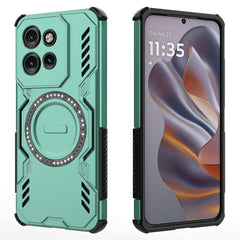 Motorola Edge 60 Neo / Edge 50 Neo / ThinkPhone 25 EIDERWOOD Håndværker Cover - MagSafe Kompatibel - Grøn