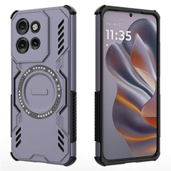 Motorola Edge 60 Neo / Edge 50 Neo / ThinkPhone 25 EIDERWOOD Håndværker Cover - MagSafe Kompatibel - Lilla