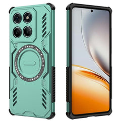 EIDERWOOD Motorola Edge 60 / Edge 60 Fusion Hybrid Plastik Cover m. Varmeafledning - Grøn