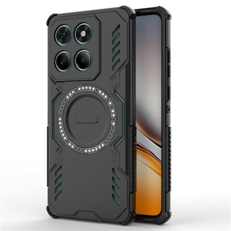 EIDERWOOD Motorola Edge 60 / Edge 60 Fusion Hybrid Plastik Cover m. Varmeafledning - Sort