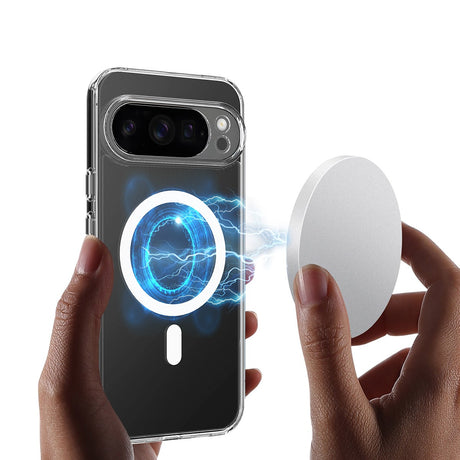 EIDERWOOD Google Pixel 10 Pro XL Hybrid Plastik Cover - MagSafe Kompatibel - Gennemsigtig