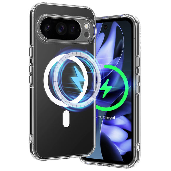 EIDERWOOD Google Pixel 10 Pro XL Hybrid Plastik Cover - MagSafe Kompatibel - Gennemsigtig