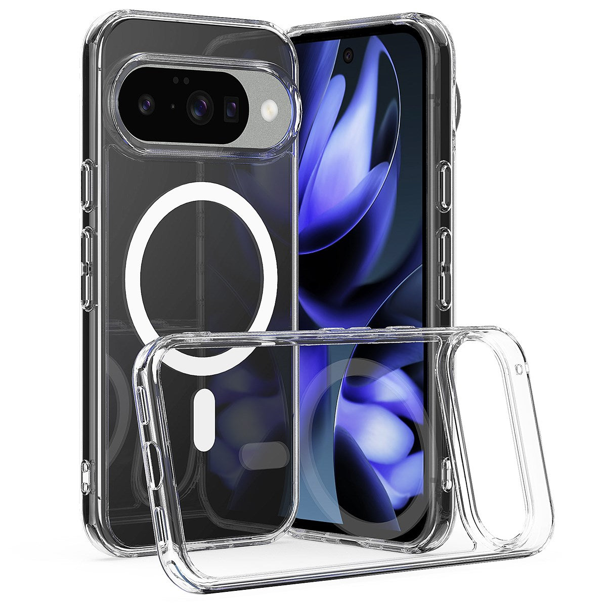 EIDERWOOD Google Pixel 10 Hybrid Plastik Cover - MagSafe Kompatibel - Gennemsigtig