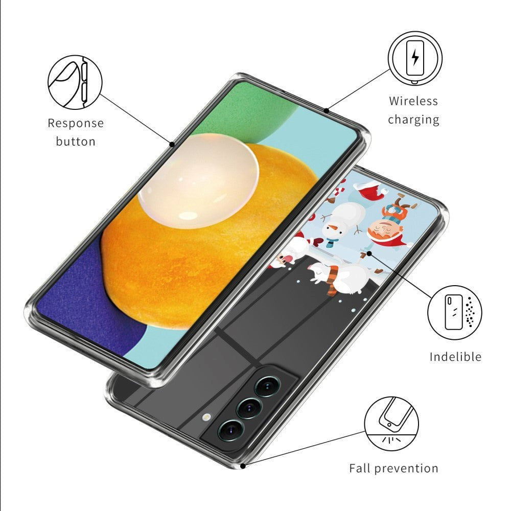 Samsung Galaxy S23 Fleksibelt Plast Julecover - Sneboldkamp