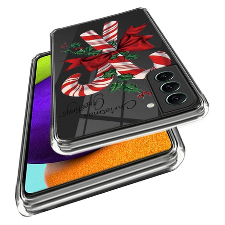 Samsung Galaxy S23 Fleksibelt Plast Julecover - Julestok